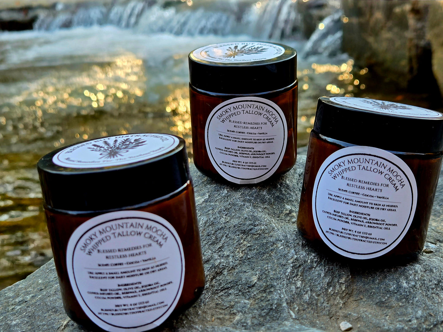 Smoky Mountain Mocha Whipped Tallow Cream 4oz