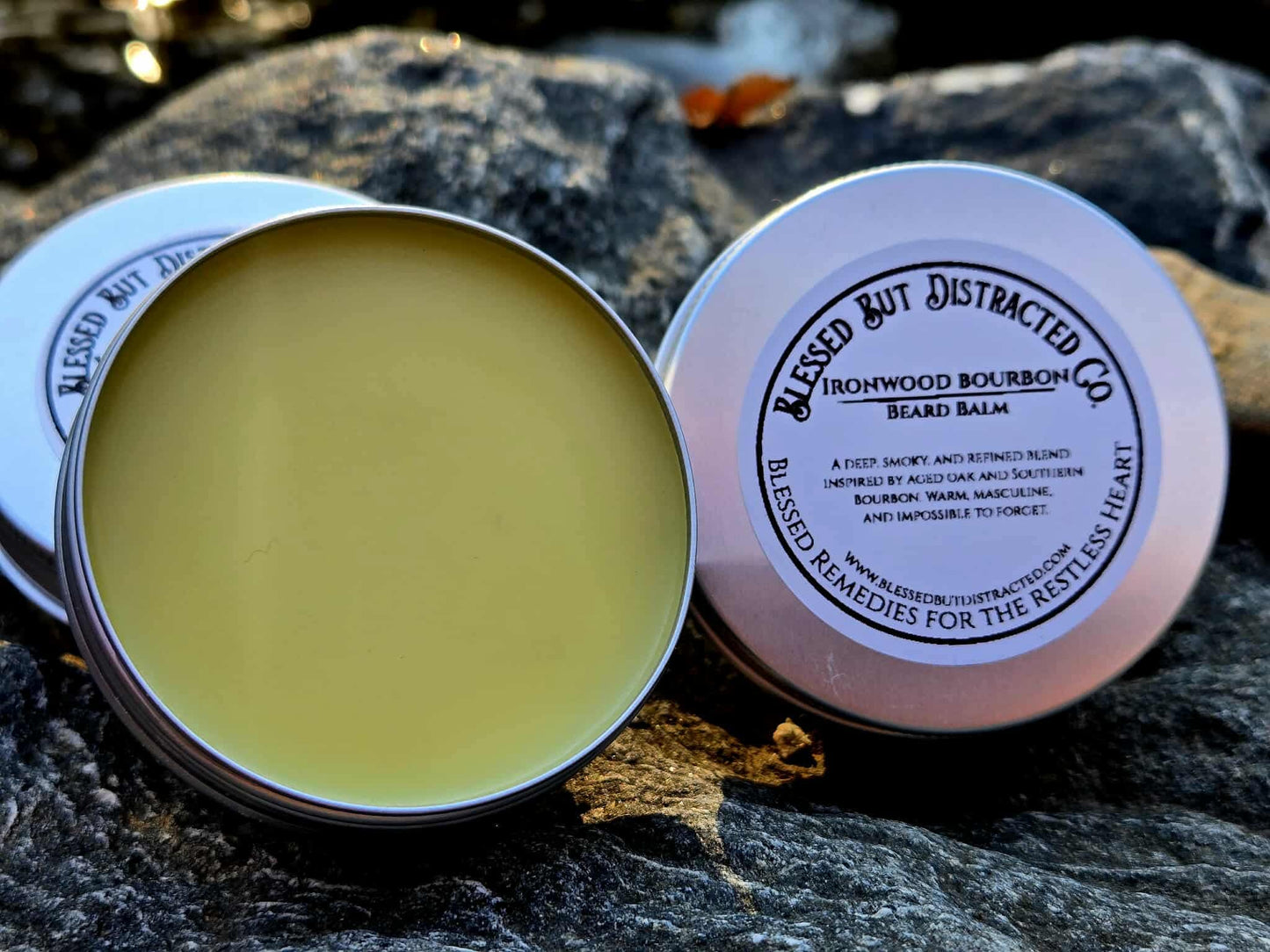IRONWOOD BOURBON BEARD BALM - Smoky • Rugged • Southern Luxury