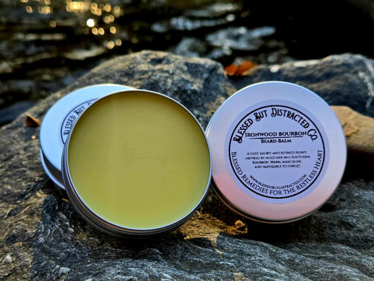 IRONWOOD BOURBON BEARD BALM - Smoky • Rugged • Southern Luxury
