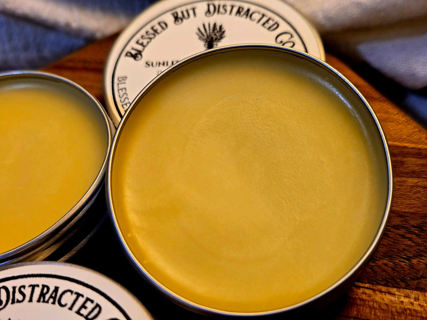 Sunlit Hollow Lip Balm | Botanical Tallow Lip Care with Calendula & Chamomile