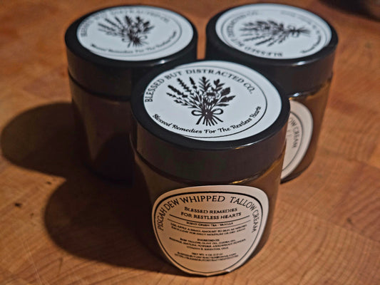 Pisgah Dew Whipped Tallow Cream 4oz.